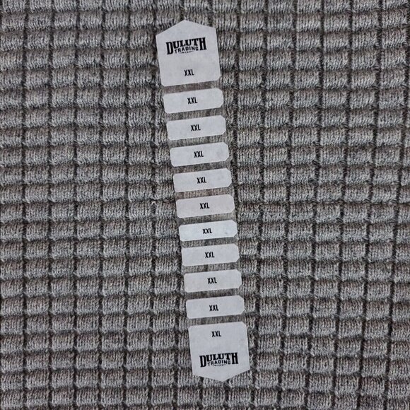 NWT Duluth Trading Co Mens XXL Burly Retirement Button Mock Sweater Cotton Knit - Picture 6 of 14